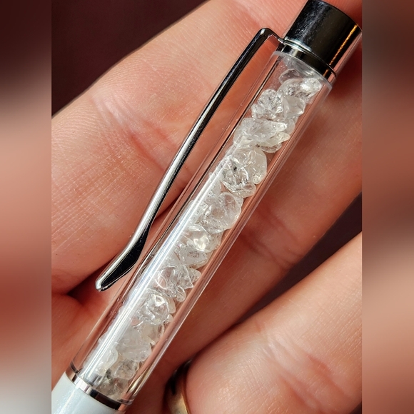 3 Crystal Pens! Clear Quartz, Turquoise, Amethyst - Picture 5 of 9